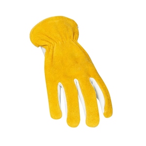 Heavy Duty Cowhide Grain Split Leather <b>Driver</b> <b>Gloves</b> Industrial Safety Hand Protection Durable Work <b>Gloves</b> for Household Use - Product Image 5