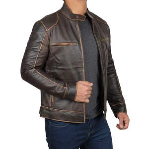 Nouvelle Arrivée Vente en Gros Veste en Cuir Homme à Prix Abordable – Blouson en Cuir Décontracté Très Demandé pour Homme - Product Image 4