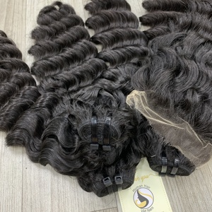 ผมแท้จากเวียดนามผมมนุษย์จากโรงงานมัดทรงเกลียวคลื่น - Product Image 2