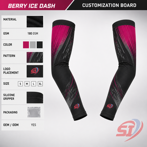 Manchons de cyclisme haut de gamme pour hommes et femmes, protection UV, séchage rapide, antidérapants, logo personnalisé OEM ODM - Product Image 4