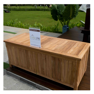 Multifunctional <b>storage</b> <b>bench</b> furniture High Quality <b>storage</b> box, multipurpose natural teak wood pavilion minimalist design - Product Image 1