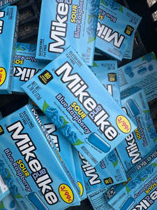 Mike and Ike Sour Blue Raspberry Candy Bulk Wholesale Chewy Fruit Flavored <b>Sweets</b> For <b>Party</b> Snack Cinema Retail Pack Supply Boxs - Product Image 4