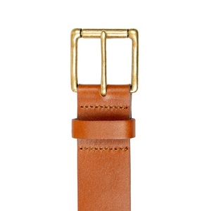 Cinturón Casual de Cuero Genuino para Hombre, Precio de Mayoreo, Más Vendido, Hebilla Clásica de Una Sola Punta, Cinturón para Jeans - Product Image 1