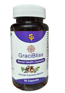 Capsules Botaniques Naturelles GraciBliss, 60 unités, préparées avec des ingrédients ayurvédiques et des plantes soigneusement sélectionnées - Product Image 1