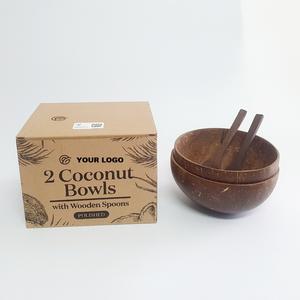 Tazón de cáscara de coco personalizado de Vietnam ecológico para el mercado de España - Product Image 3