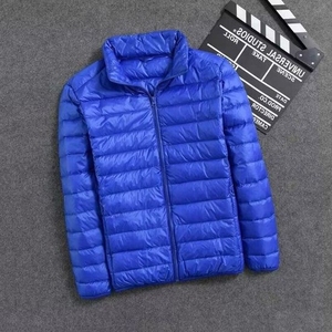 <b>Men's</b> Custom Logo Lightweight <b>Puffer</b> <b>Jacket</b> Unisex Slim Fit Quilted Winter Coat with High Collar Warm Minimalist <b>Jacket</b> for <b>Men</b> - Product Image 5