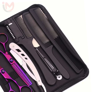 Tijeras de Peluquería Profesionales de Acero Inoxidable de Alta Calidad, Tijeras de Corte, Tijeras de Entresacar, Juego de Peines y Rasuradoras para Salón de Belleza - Product Image 2