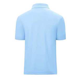 เสื้อผู้ชายพรีเมียมสีฟ้าอ่อนแบบซิปครึ่งตัว ป้องกันรอยยับ ไซส์ใหญ่ แขนสั้น ชุดลำลอง ชุดกีฬา ใส่ได้ทุกวันในฤดูร้อน ชุดออกกำลังกาย - Product Image 4