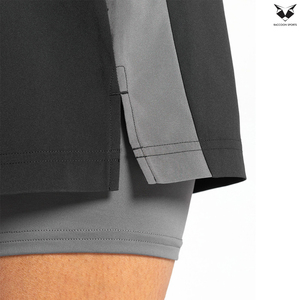 Wholesale <b>Men</b> Sports Gym <b>Shorts</b> Quick Dry Mesh Running <b>Shorts</b> Two Sides Pocket Custom Logo Printed Fitness <b>Shorts</b> - Product Image 6