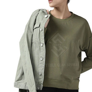 เสื้อสเวตเชิ้ตแขนยาวผู้หญิง คุณภาพพรีเมียม เสื้อสเวตเชิ้ตผู้หญิง สกรีนโลโก้ได้ ราคาขายส่ง เสื้อสเวตเชิ้ตผู้หญิง - Product Image 4
