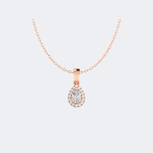 Collier en argent sterling 925 avec diamants de laboratoire multi-formes pour femme, luxe, 0,65 carat total, couleur EF, pureté VS VVS, bijoux fins certifiés - Product Image 2