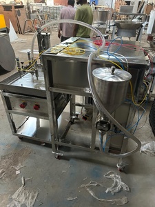 New 4 Nozzle Fully Automatic Android Controlled Gas/Electric 50kg/h Jalebi Making Frying <b>Machine</b> 304 Stainless Steel - Product Image 3