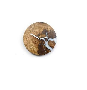 Epoxy Resin Wood Resin <b>Clock</b> Handicraft Home and Parties Living Room <b>Decor</b> Wood Resin <b>Wall</b> Decorate Item - Product Image 2