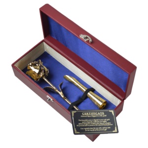 Rosa Natural Clásica con Acabado Plateado, Diseño de Lujo con Cajas Decorativas, Ideal para Regalo - Product Image 2
