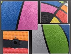 Balón de Baloncesto Duradero con Cubierta de PVC Colorida y Cámara de Butilo, Tamaño 5, para Niños y Adultos - Product Image 4