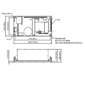 Alimentation électrique médicale à découpage FranMar 150W FPM150, entrée 90~264V, sortie 12V 12.5A, UL60601-1, classe BF, châssis ouvert - Product Image 3