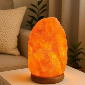 Ambient Light Himalayan Salt Lamp Calming Effect Himalayan Salt Lamp Decor Use Himalayan Salt Lamp - Product Image 4