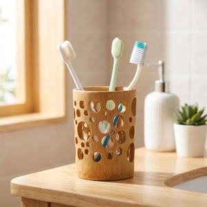 Soporte moderno para cepillos de dientes para baño, organizador de almacenamiento de cepillos de dientes para encimera, soporte para cepillos de dientes para lavabo de baño y hogar - Product Image 1
