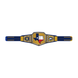 Ceinture de championnat de l'État du Texas, design personnalisé, qualité supérieure, ceinture de collection, thème drapeau du Texas - Product Image 1
