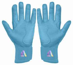 ถุงมือตีเบสบอลซอฟต์บอลแบบกำหนดเอง OEM คุณภาพพรีเมียม โลโก้สั่งทำได้ ปิดด้วยแถบตีนตุ๊กแก หนังแท้ - Product Image 2