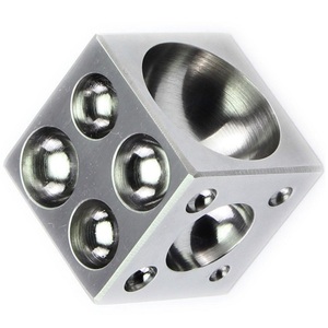 JIPSY Steel Dapping Cube <b>Metal</b> Forming Tool Jewelry Crafting Dapping Doming Block Jewelry Goldsmith Making Tools - Product Image 3