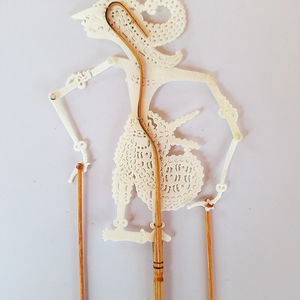 Handcrafted Indonesian Leather Wayang Kulit Shadow Puppet Raden Nakula Traditional Cultural <b>Wall</b> Decor Accent Craft <b>Ornament</b> - Product Image 3