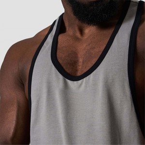 OEM Wholesale Custom Plus Size Men Cotton Stringer <b>Running</b> Sports Gym Men's Bodybuilding Tank Tops - Product Image 2