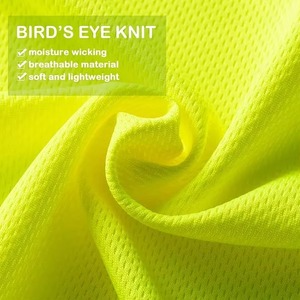 High Visibility Long Sleeve <b>Work</b> Shirt Men Reflective Safety Uniform Polyester Hi Vis Contrast Color Industrial Use - Product Image 5