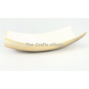 Tazón de Chocolate Metálico Hecho a Mano, Minimalista, con Acabado en Crema y Dorado Pulido, Plato Decorativo para Servir, Elegante Tazón para Aperitivos - Product Image 4