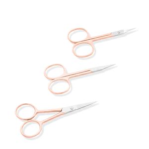 Sharp Rose En Acier Inoxydable Manucure Tondeuse Soins De Beauté Personnels Sourcils Coupe De Cheveux Ciseaux Pointe Pointue pour Pince À Sourcils - Product Image 5