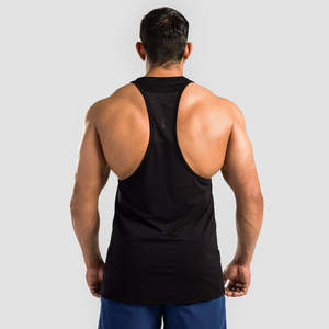 เสื้อยืดออกกำลังกายผู้ชายแบบสั่งทำพิเศษ เนื้อผ้ายืดหยุ่นสูง แห้งเร็ว ไม่มีแขน เหมาะสำหรับวิ่งและออกกำลังกายในยิม - Product Image 3
