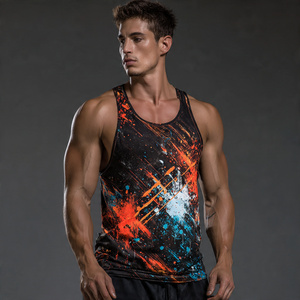 Football Sublimation Tank Tops Men High Quality Printed Training Football Singlet Vest Workout Fitness Sublimation Vest Tops Men - Product Image 3