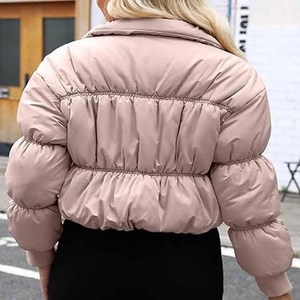 Women'<b>s</b> Oversize <b>Lightweight</b> Puffer <b>Jacket</b> Warm Padded Winter Coat Hooded <b>S</b>-5XL - Product Image 5
