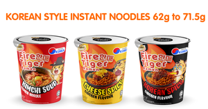 Sopa de Kimchi Picante Coreana Halal en Vaso, Sabor a Pollo, Baja en Carbohidratos, Horneada, 0 Grasas, Fideos Instantáneos Listos en 2 Minutos, Envío Inmediato, Empaquetado - Product Image 4