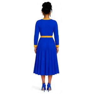 Women Button Front <b>Dress</b> Long Sleeve Elegant Casual Midi <b>Dress</b> Classic Button Down Fashion Outfit Custom Wholesale Ladies - Product Image 2