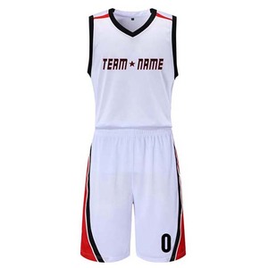 เสื้อบาสเก็ตบอลแบบมืออาชีพสั่งทำได้ 男女 ใส่สบาย ระบายอากาศ แห้งเร็ว สีและโลโก้สั่งทำได้ คุณภาพสูง - Product Image 5