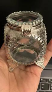 Vintage Silver Plated Metal Jewelry <b>Box</b> Decorative <b>Trinket</b> Storage Hinged Lid Elegant Home Decor Gift Peetal Nagri Artware - Product Image 4
