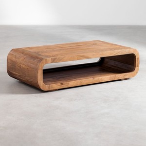 Mesa de Centro Vandana Hexa Sierra de Madera de Acacia Vacry - Product Image 2