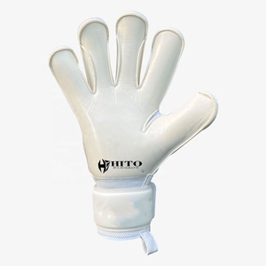 Gants de gardien de but de football avec contact en silicone au dos et à la paume, sangle Letax intégrée - Product Image 2