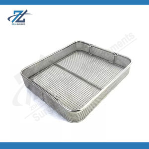 Plateau de stérilisation en maille, panier pour instruments chirurgicaux, autoclavable, conteneur de stérilisation médicale pour hôpitaux, cliniques dentaires et vétérinaires - Product Image 2