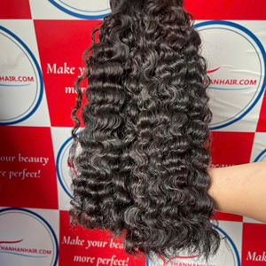 Venta de Cabello Birmano Rizado 100% Natural Vietnamita de Alta Calidad Sin Enredos Sin Caída Precio al por Mayor Gran Stock - Product Image 4