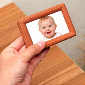 Solid Wooden Eco-Friendly Creative Handmade Durable Lightweight <b>Mini</b> Tabletop Photo Frame with Customized Design-Belladec - Product Image 5