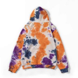 Sudadera con Capucha Tie-Dye para Hombre, Suave y Transpirable, de Manga Larga con Puños Acanalados, Capucha Ajustable y Cierre Frontal - Product Image 2