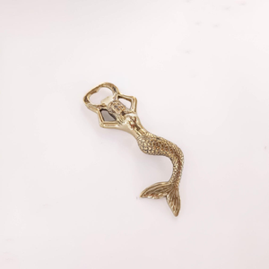 Mermaid Brass Bottle Opener Vintage Brass <b>Bar</b> Decor Handmade Nautical Bottle Opener Decorative Mermaid <b>Bar</b> <b>Tool</b> - Product Image 4