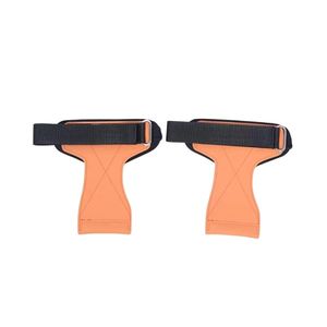 Poignées de gymnastique minimalistes à 2 doigts, protège-paume en cuir, protection pour barre de traction, antidérapantes, réglables, durables, GAPE SPORTS Personnalisées - Product Image 1