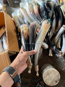 Nouvelle arrivée corne de buffle buvant Viking en corne naturelle finie écologique corne réutilisable et lavable par Falak World Export - Product Image 2