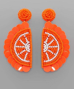 Aros de Lujo con Bordado Hecho a Mano de Donuts Adorables y Cuentas de Semillas, Chapados en Bronce Antiguo, Modernos y de Moda para Bodas, Eventos y Fiestas - Product Image 5