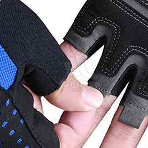 New Customized Design Half Finger Leather Fitness <b>Gloves</b> for <b>Weight</b> Lifting with Custom Logo - Product Image 4