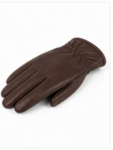 Gants de mode d'hiver pour hommes et femmes, en cuir, chauds, doublés de polaire, compatibles écran tactile, pour l'extérieur, vente en gros - Product Image 1