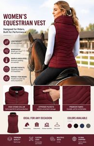 Pink <b>Quilted</b> Linen Knitted Vest Stand Collar Waterproof Windproof Breathable Casual Autumn Wear Polyester <b>Wadding</b> Slim Fit - Product Image 3